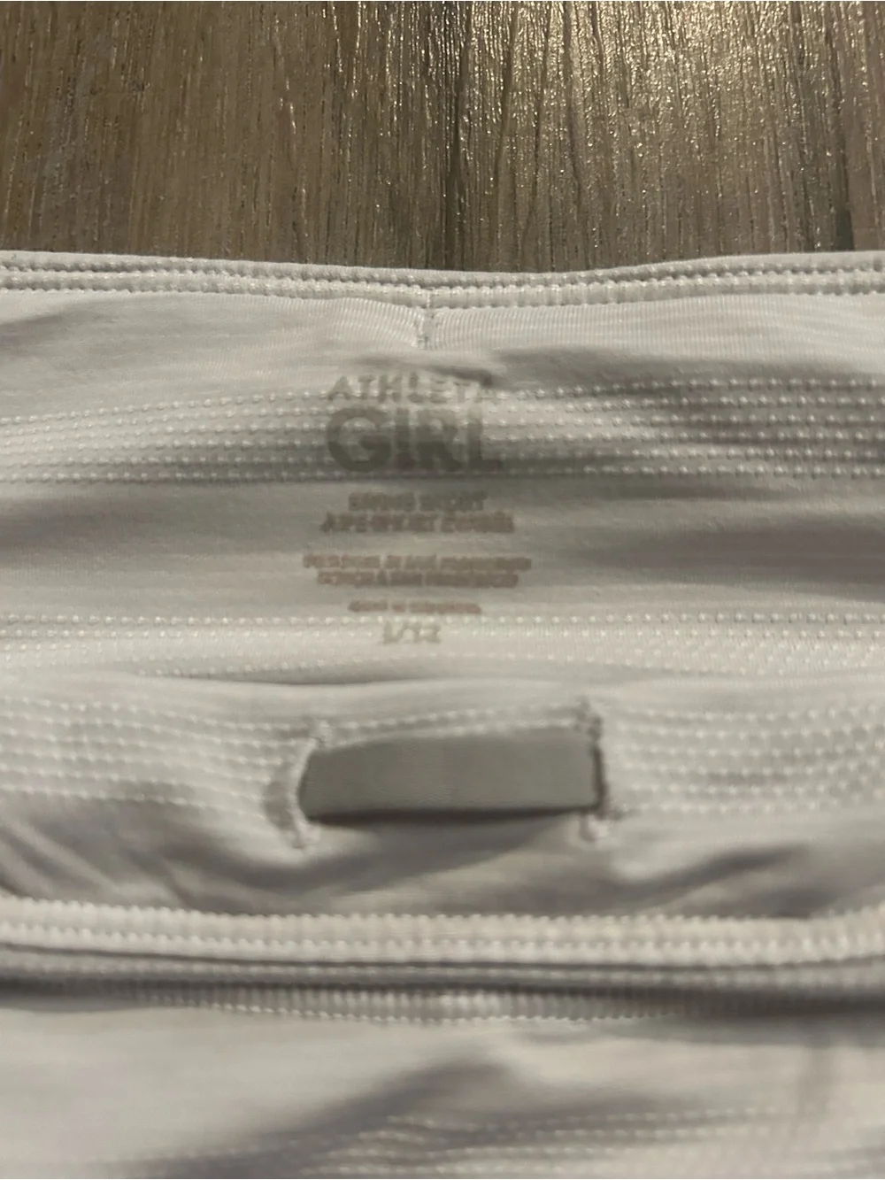 White Athleta Girl Swing Skort Ruffled Large/12